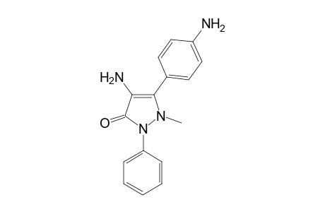 4-Amino-5-(4-aminophenyl)-1-methyl-2-phenyl-3-pyrazolin-3-one