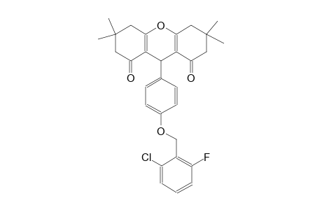 9-{4-[(2-chloro-6-fluorobenzyl)oxy]phenyl}-3,3,6,6-tetramethyl-3,4,5,6,7,9-hexahydro-1H-xanthene-1,8(2H)-dione