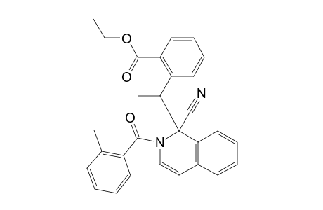 1-(1-(2-CARBETHOXYPHENYL)-ETHYL)-1-CYANO-2-(2-METHYL-BENZOYL)-1,2-DIHYDROISOCHINOLIN