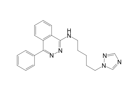 N-[5-(1H-1,2,4-Triazol-1-yl)pentyl]-4-phenyl-1-phthalazinamine