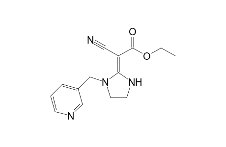 (E)-1-(Pyridin-3-ylmethyl)-2-[(cyano)(ethoxycarbonyl)methylidene]-3H-imidazoline