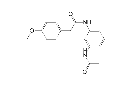 N-[3-(acetylamino)phenyl]-2-(4-methoxyphenyl)acetamide