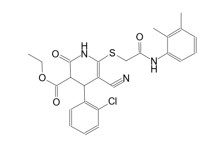 3-pyridinecarboxylic acid, 4-(2-chlorophenyl)-5-cyano-6-[[2-[(2,3-dimethylphenyl)amino]-2-oxoethyl]thio]-1,2,3,4-tetrahydro-2-oxo-, ethyl ester