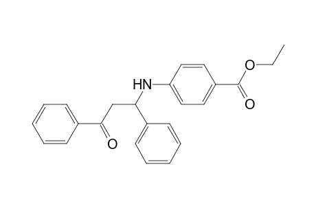 Ethyl 4-(3-oxo-1,3-diphenylpropylamino)benzoate