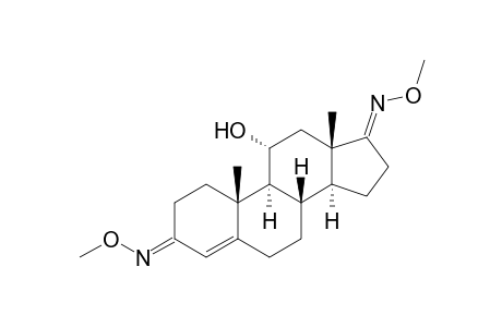 ANDROST-4-ENE-11.ALPHA.-OL-3,17-DIONE(3,17-DI-O-METHYLOXIME)