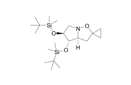 (3a'S,4'S,5'S)-4',5'-Bis(tert-butyldimethylsilyloxy)hexahydrospiro[cyclopropane-1,2'-pyrrolo[1,2-b]isoxazole]