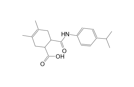 6-[(4-isopropylanilino)carbonyl]-3,4-dimethyl-3-cyclohexene-1-carboxylic acid
