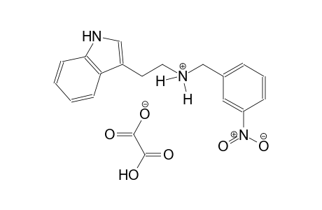 2-(1H-indol-3-yl)-N-(3-nitrobenzyl)ethanaminium carboxyformate