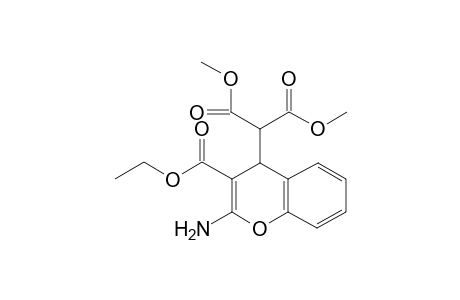 Dimethyl 2-[2-amino-3-(ethoxycarbonyl)-4H-chromen-4-yl]malonate