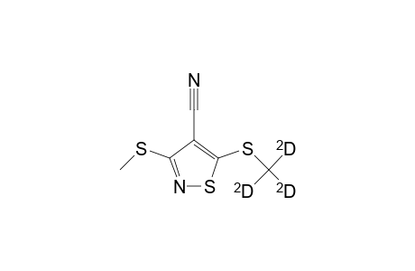 3-Methylthio-4-cyano-5-trideuteriomethylthio-isothiazole