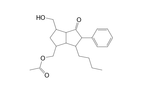 [6-Hydroxymethyl-3-butyl-2-phenyl-1-oxooctahydropentalen-4-yl]methyl acetate