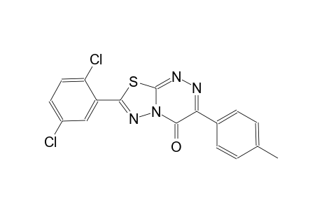 4H-[1,3,4]thiadiazolo[2,3-c][1,2,4]triazin-4-one, 7-(2,5-dichlorophenyl)-3-(4-methylphenyl)-