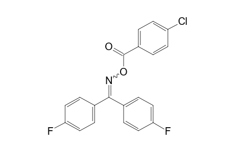 4,4'-difluorobenzophenone, O-(p-chlorobenzoyl)oxime