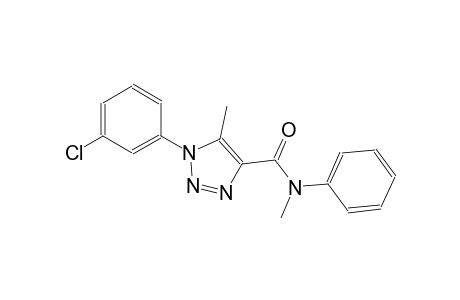1H-1,2,3-triazole-4-carboxamide, 1-(3-chlorophenyl)-N,5-dimethyl-N-phenyl-