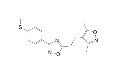 1,2,4-oxadiazole, 5-[2-(3,5-dimethyl-4-isoxazolyl)ethyl]-3-[4-(methylthio)phenyl]-