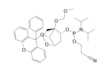 (1S,5S,6R,8S)-5-(Methoxymethoxy)-6-{[(2'-cyanoethoxy)(diisopropylamino)phosphino]oxy}-8-[9'-(9'-phenylxanthenyl)oxy]-2-oxabicyclo[3.2.1]octan