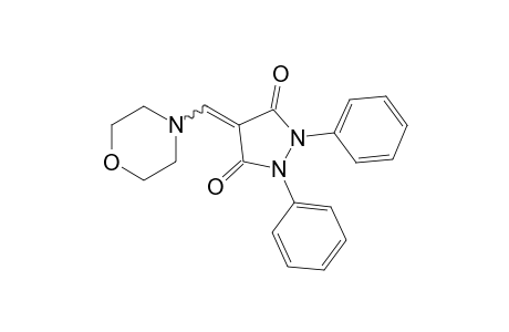 1,2-diphenyl-4-morpholinomethyene-3,5-pyrazolidinedione
