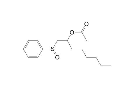 2-Octanol, 1-(phenylsulfinyl)-, acetate, (R*,S*)-