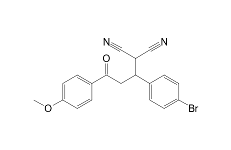 2-[3-Oxo-1-(4-bromophenyl)-3-(p-anisyl)propyl]-malononitrile