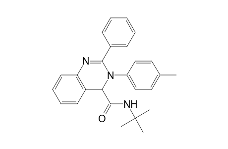 N-tert-Butyl-2-phenyl-3-p-tolyl-3,4-dihydro quinazoline-4-carboxamide