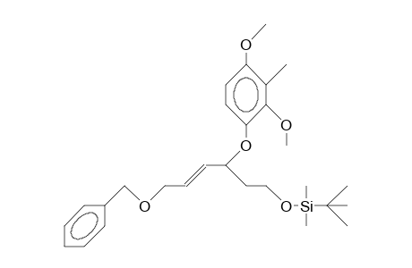 (E)-1-Benzyloxy-6-(T-butyl-dimethylsiloxy)-4-(2,4-dimethoxy-3-methyl-phenyloxy)-2-hexene