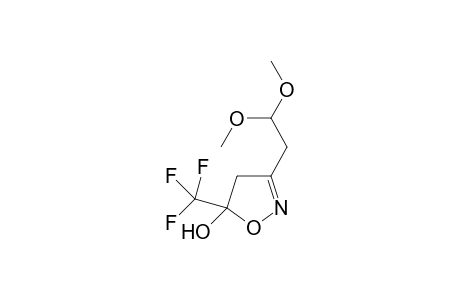 5-Hydroxy-3-(2,2-dimethoxyethyl)-5-trifluoromethyl-4,5-dihydroisoxazole