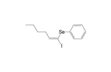 (Z/E)-(1-Iodohex-1-enylselanyl)benzene
