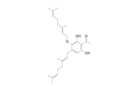 2,6-Dihydroxy-3-(geranyloxy)-4-geranyl-Acetophenone