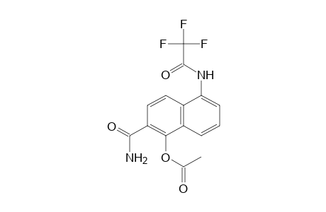 2-Naphthalenecarboxamide, 1-(acetyloxy)-5-[(2,2,2-trifluoroacetyl)amino]-