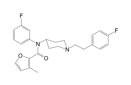 N-(3-Fluorophenyl)-N-(1-[2-(4-fluorophenyl)ethyl]piperidin-4-yl)-3-methylfuran-2-carboxamide