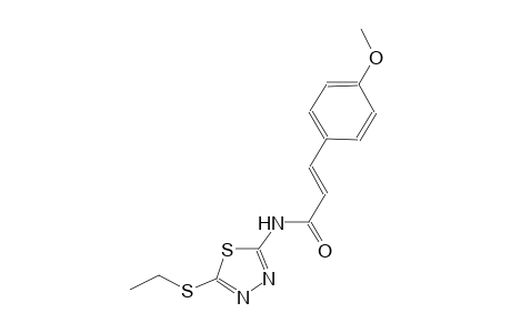 (2E)-N-[5-(ethylsulfanyl)-1,3,4-thiadiazol-2-yl]-3-(4-methoxyphenyl)-2-propenamide