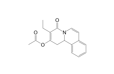 2-Acetoxy-3-ethyl-4-oxo-1,4-dihydro-11bH-benzo[a]quinolizin