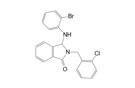 1H-isoindol-1-one, 3-[(2-bromophenyl)amino]-2-[(2-chlorophenyl)methyl]-2,3-dihydro-