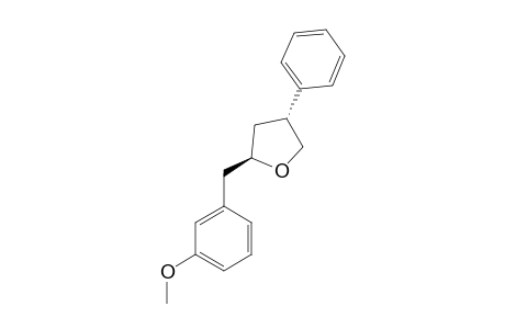 2-(3-METHOXYBENZYL)-4-PHENYLTETRAHYDROFURAN;MINOR_DIASTEREOMER