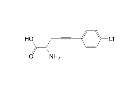 (S)-2-Amino-5-[4-chlorobenzene]pent-4-ynoic acid