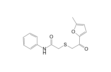 2-[2-(5-methyl-2-furyl)-2-oxo-ethyl]sulfanyl-N-phenyl-acetamide