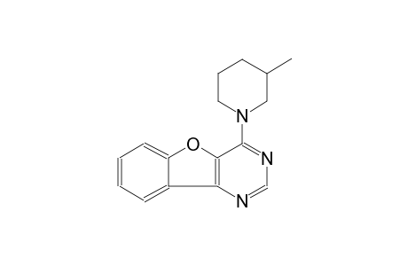 4-(3-methyl-1-piperidinyl)[1]benzofuro[3,2-d]pyrimidine