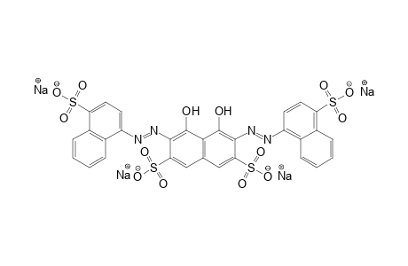 3,6-BIS[(4-SULFO-1-NAPHTHYL)AZO]-4,5-DIHYDROXY-2,7-NAPHTHALENE-DISULFONIC ACID, TETRASODIUM SALT