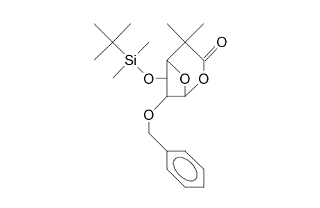 (1R,5S,6S,7R)-7-endo-Benzyloxy-4,4-dimethyl-6-exo-tert-butyldimethylsilyloxy-2,8-dioxa-bicyclo(3.2.1)octan-3-one