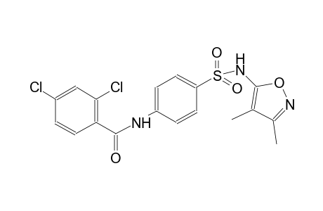 benzamide, 2,4-dichloro-N-[4-[[(3,4-dimethyl-5-isoxazolyl)amino]sulfonyl]phenyl]-
