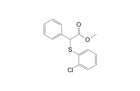 methyl 2-(2-chlorophenyl)sulfanyl-2-phenyl-acetate