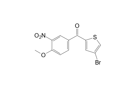 4-bromo-2-thienyl 4-methoxy-3-nitrophenyl ketone
