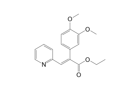 3-(2-Pyridinyl)-2-(3,4-dimethoxyphenyl)acrylic acid ethyl ester