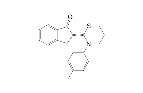 2-(3-p-tolyl-1,3-thiazinan-2-ylidene)-2,3-dihydro-1H-inden-1-one