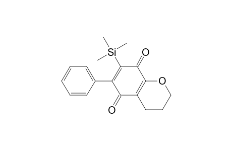 6-Phenyl-7-trimethylsilyl-3,4-dihydro-2H-1-benzopyran-5,8-dione