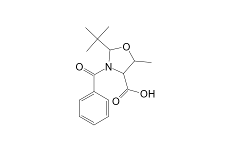 3-Benzoyl-2-tert-butyl-5-methyl-1,3-oxazolidine-4-carboxylic acid