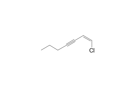 (Z)-1-Chloro-1-hepten-3-yne