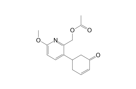 6-Methoxy-3-(1-oxocyclohex-2'-en-5'-yl)-2-acetoxymethylpyridine