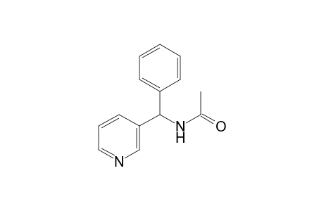 N-[Phenyl(3-pyridinyl)methyl]acetamide
