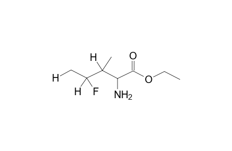 ETHYL 2-AMINO-4-FLUORO-3-METHYLPENTANOATE